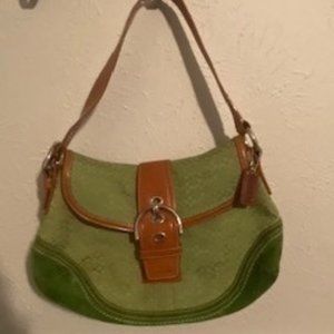 Coach Purse - Green with Envy